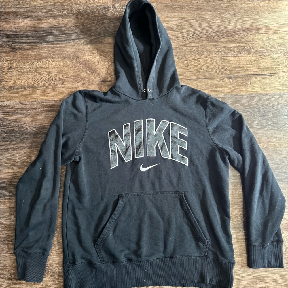 Nike Men's Black Logo Hoodie